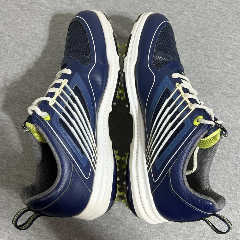 FootJoy FJ Fury Golf Shoes‎ Men's Size 8 M Navy Blue Green Spikes 51101